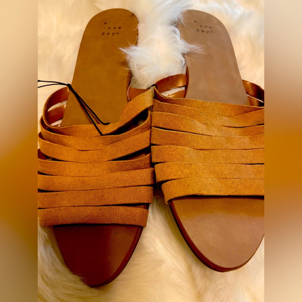 New A New Day Slip on  Sandals  size 9